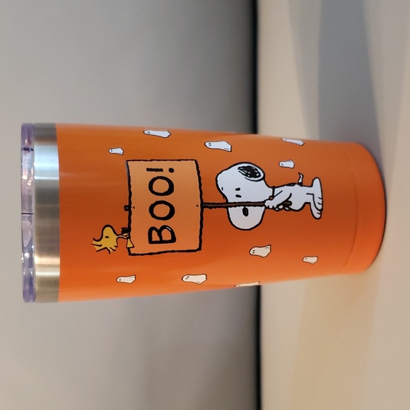 Peanuts Snoopy and Woodstock Boo Ghost tumbler NWT - Picture 1 of 5